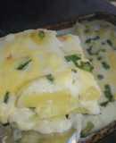 Papas a la crema light