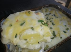 Una foto de Papas a la crema light