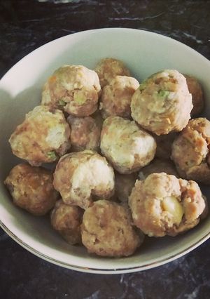 Foto resep Bakso keju sehat nikmat
