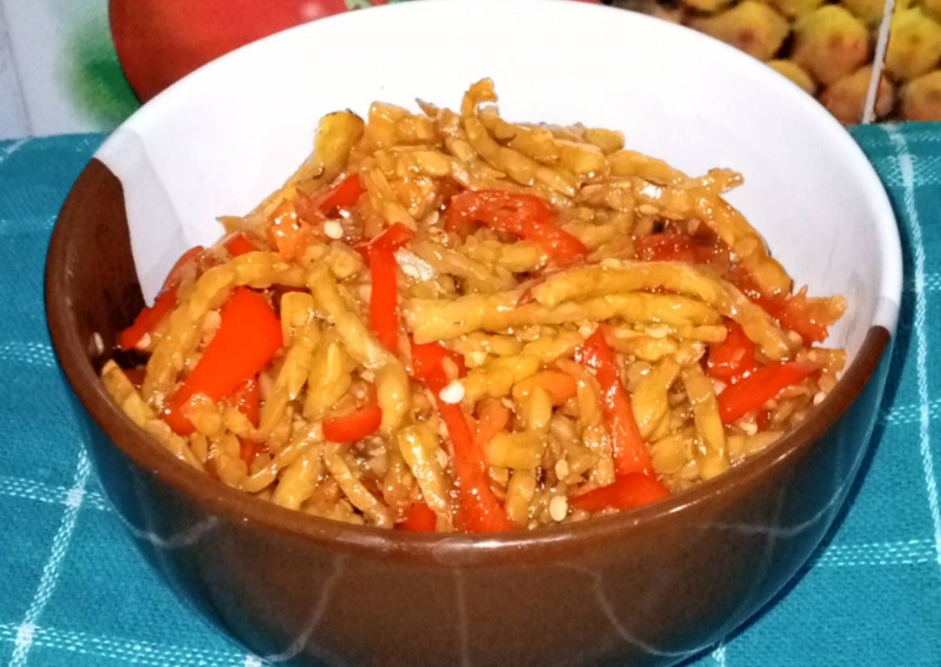 Orak Arik tempe pedas manis