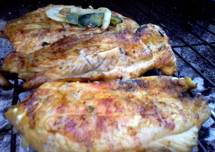 Simple Way to Prepare Ultimate grilled jalapeno lemon chicken