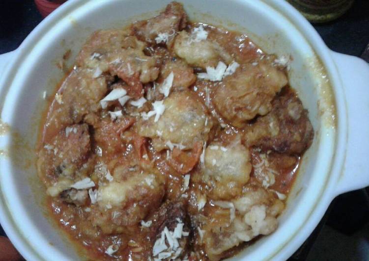 Recipe of Award-winning Red nutty chicken