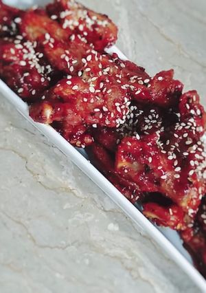 A picture of Sweet And spicy wingz.
