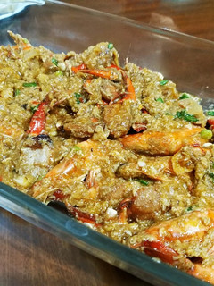 Foto resep Udang & Capit Kepiting Saus Padang