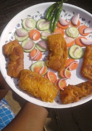 কুমড়োর বেগুনি (kumror beguni recipe in bengali) রেসিপির প্রধান ছবি