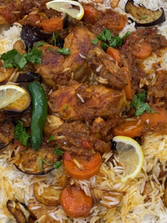 صورة لوصفة مقلوبة دجاج