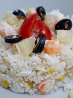 Una foto de Ensalada de arroz basmati