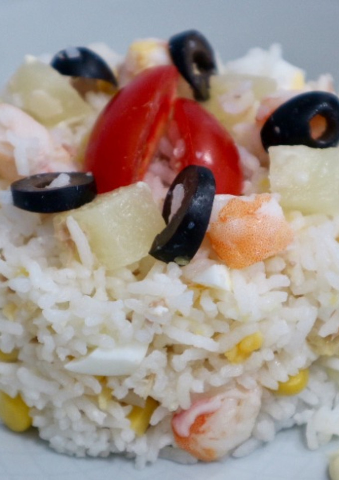Una foto de Ensalada de arroz basmati