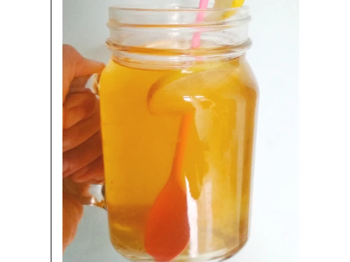 Langkah Gampang Membuat Resep Lemon tea jahe yang  Bikin Ketagihan Anti Ribet, Bisa Manjain Lidah