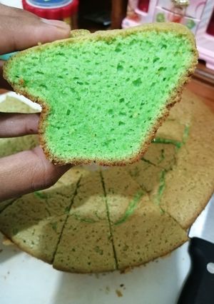 Foto resep Bolu pandan tanpa pengembang