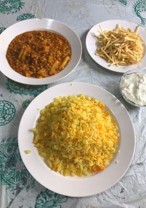 عکسی از دستور شکر پلو شیرازی