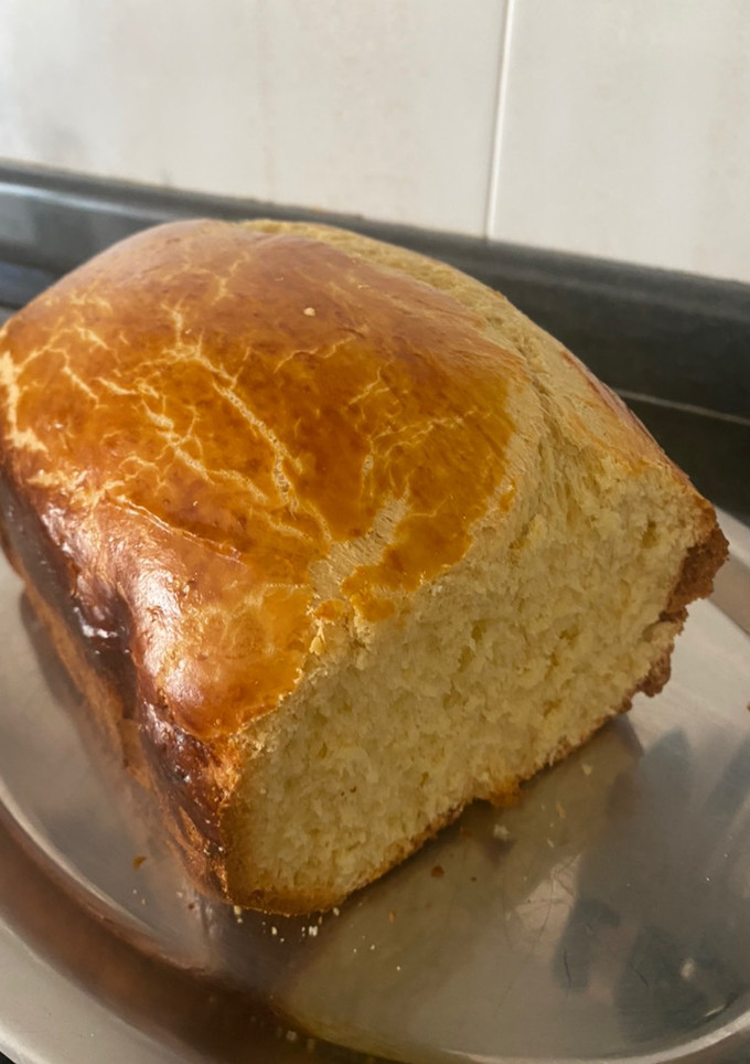 Una foto de Pan brioche en panificadora