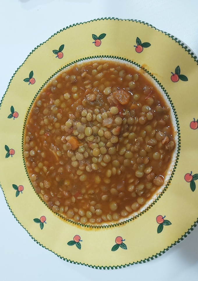 Una foto de Lentejas guisadas con verduras