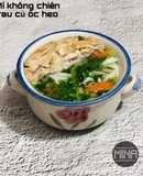 Mì không chiên rau củ óc heo-ăn dặm