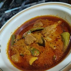 A picture of Achar Gosht.