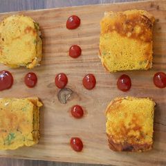 A picture of Pav patties.