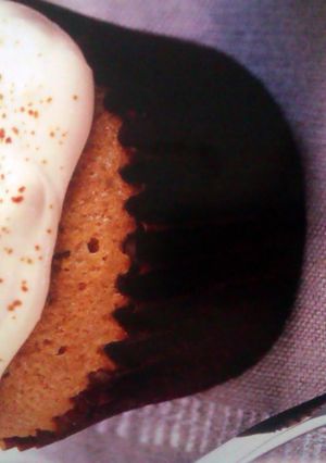 A picture of Espresso cupcakes with mascarpone cream.