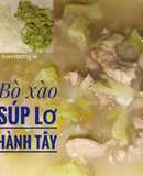 Ăn dặm cho bé: Bò xào súp lơ hành tây