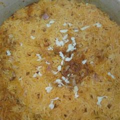 A picture of Jollof rice.