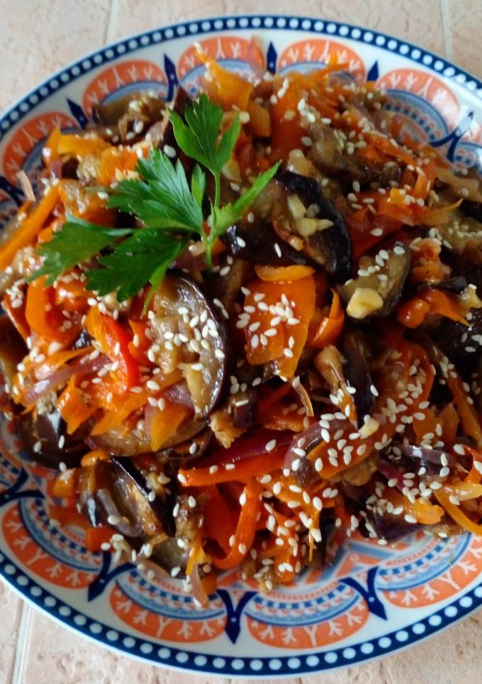 Баклажани по- корейськи😋