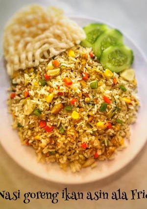 Foto resep Nasi goreng ikan asin
