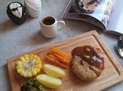 Gambar steak saus barbeque