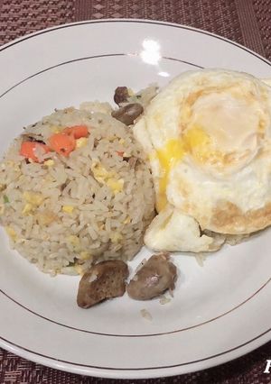Foto resep Nasi goreng putih hati ayam simple