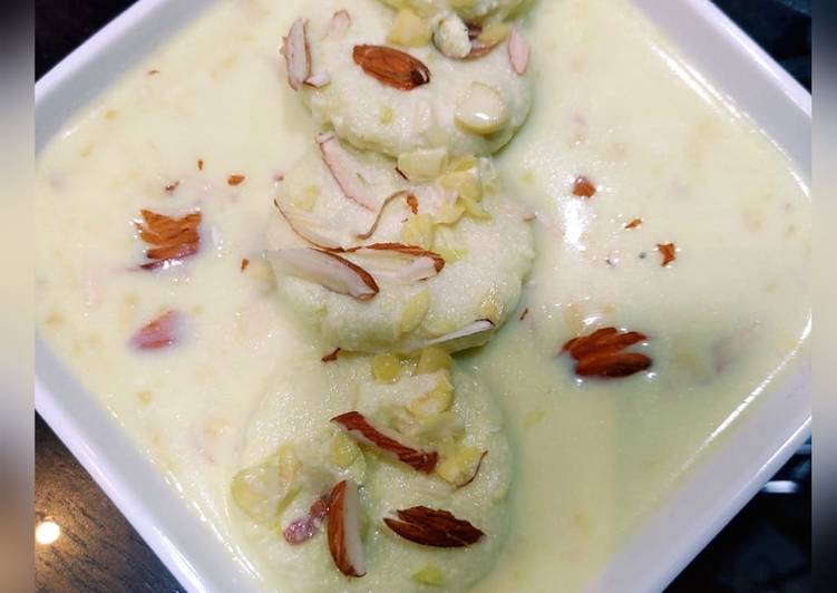 Recipe of Perfect Golden Rasmalai