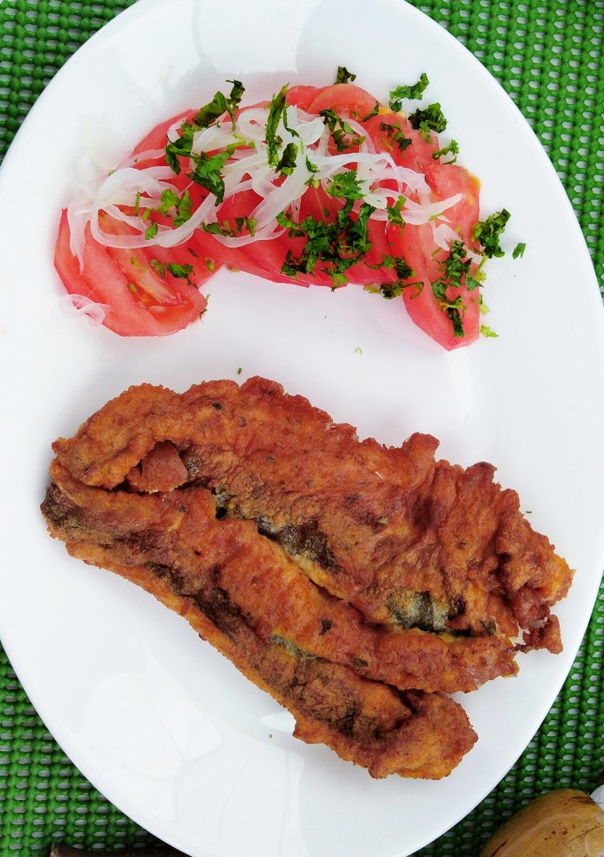 Una foto de Pescado frito