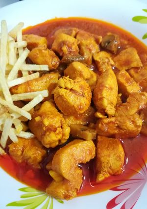 عکسی از دستور خورشت سینه مرغ