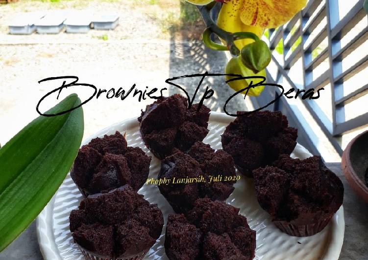Resep 390.Brownies Kukus Tepung Beras, Menggugah Selera