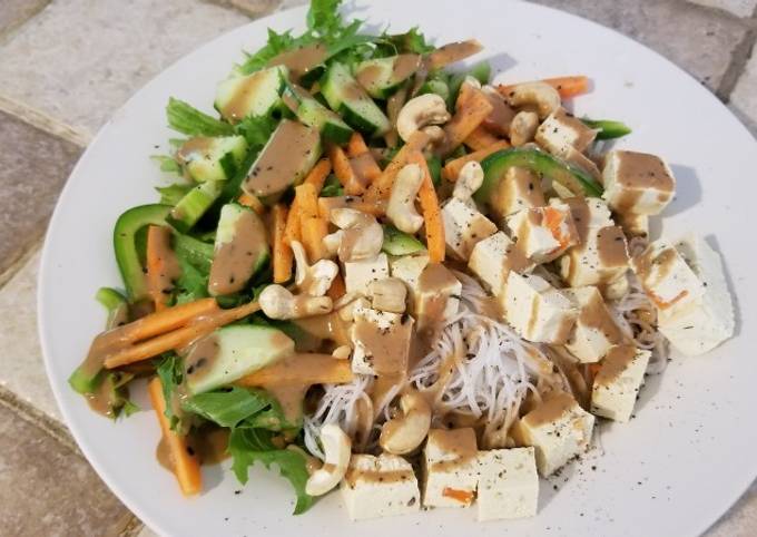 Asian salad (vegan)