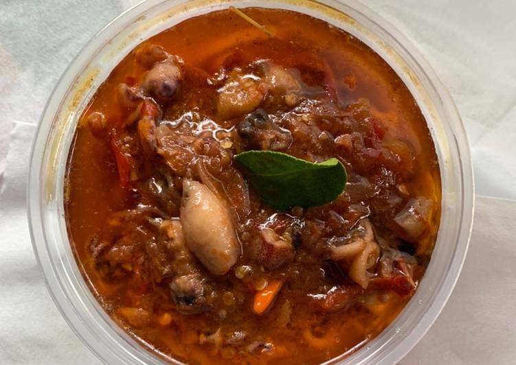 Resep Sambal cumi 🦑 yang Menggugah Selera