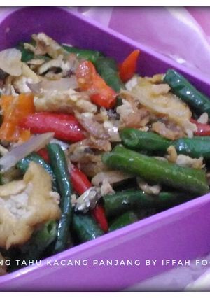 Foto resep Oseng Tahu Kacang Panjang Grago