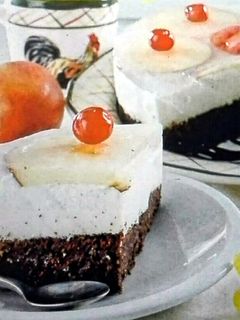 Una foto de Tarta fresca dietética sin azúcar