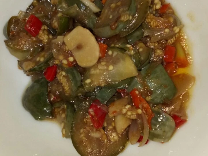 Langkah Gampang Menyiapkan Resep Tumis Terong Hijau Saus Tiram yang Enak Banget Anti Ribet, Menggugah Selera