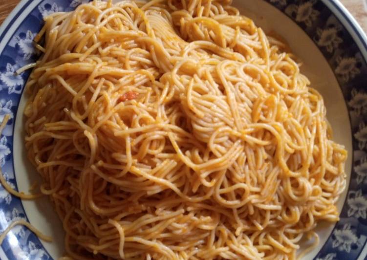 Easiest Way to Make Quick Jollof sphagetti | This is Recipe So Favorite You Must Try Now !!