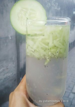 Foto resep Es Timun Jeruk Nipis Bikin Adem #BikinRamadhanBerkesan #Day5