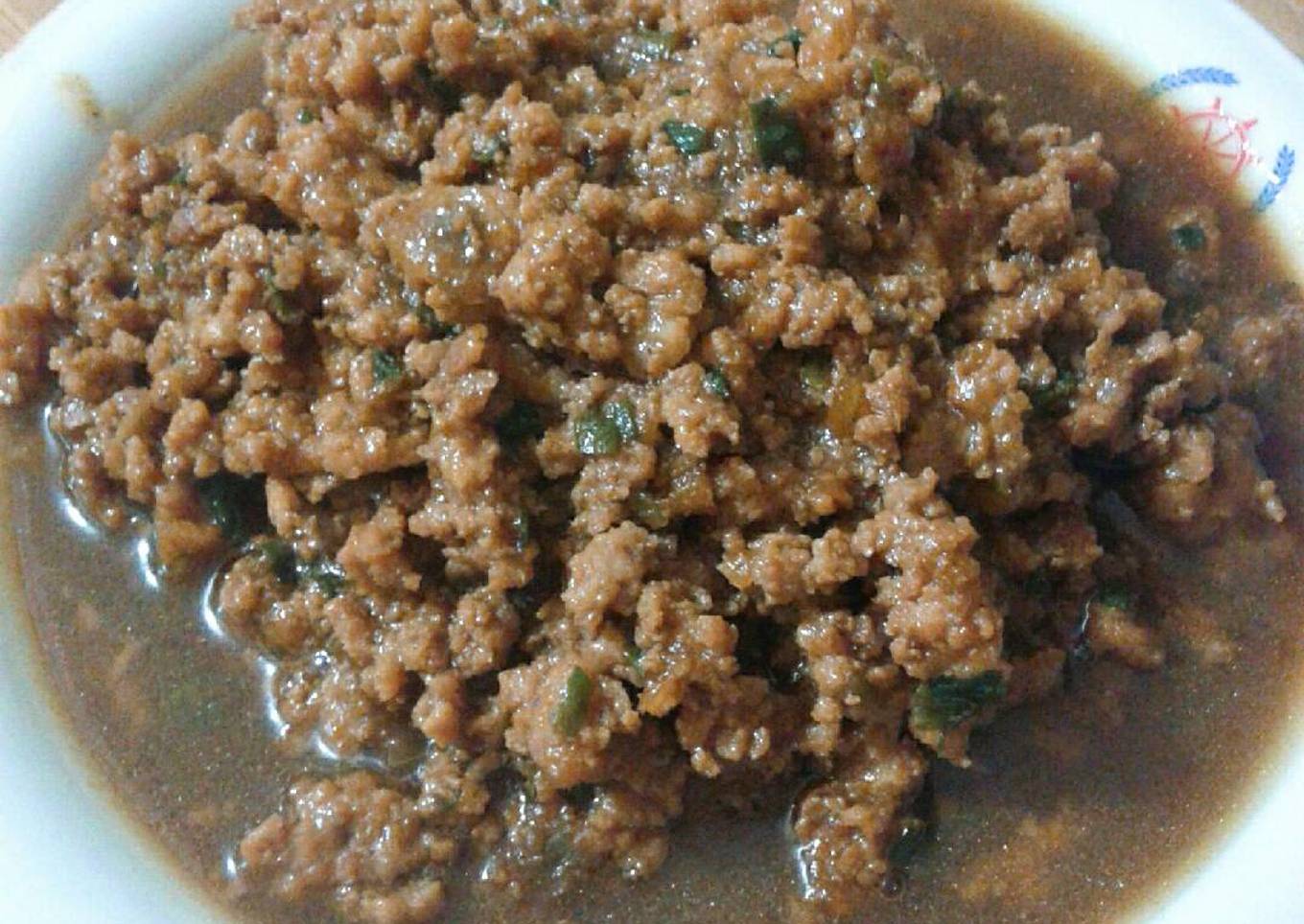 Daging isi bakcang// nasi Tim🐷