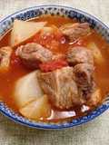 Tomato and Daikon Stewed Pork