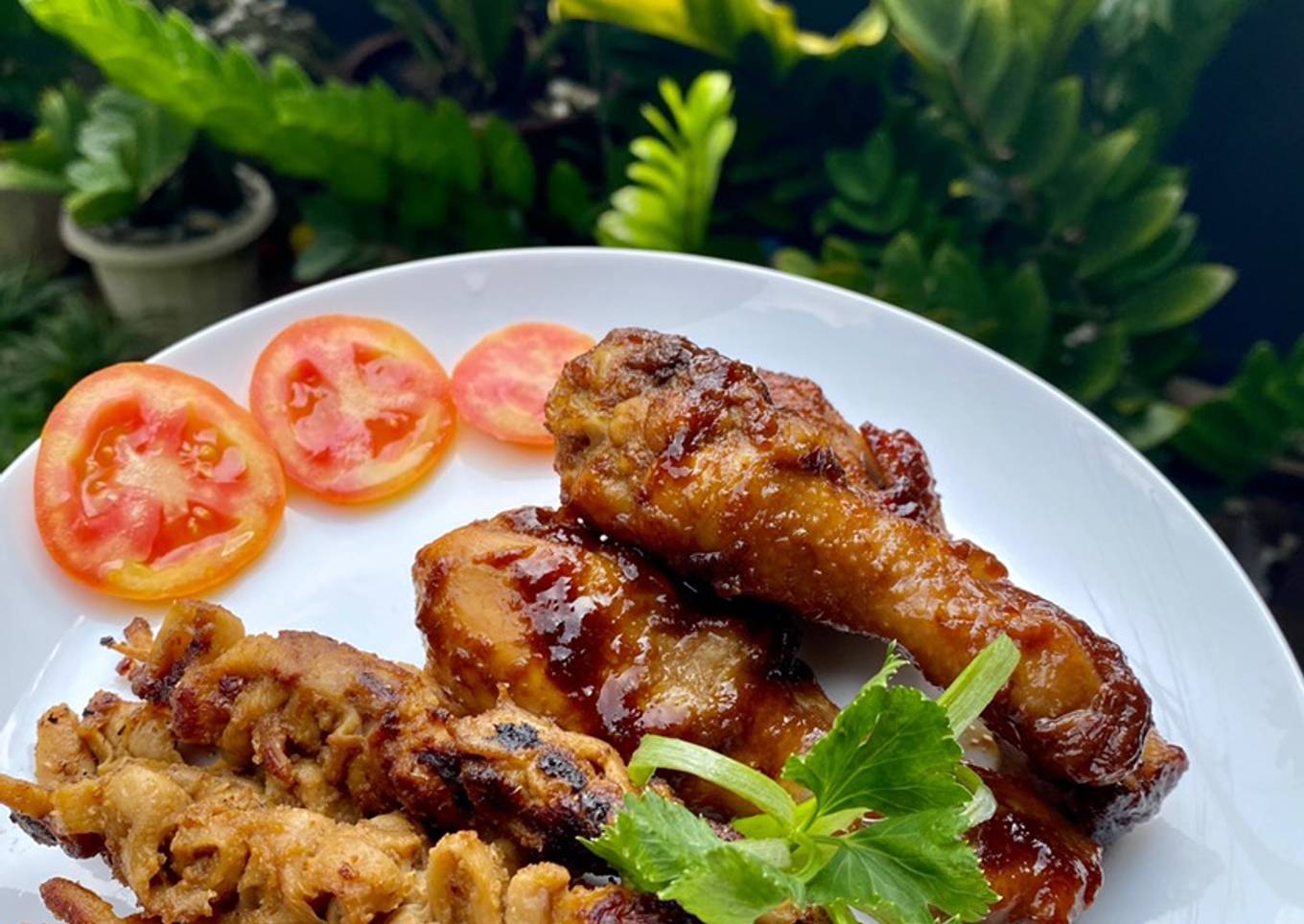 Ayam Bakar Sate Jamur (1bumbu)