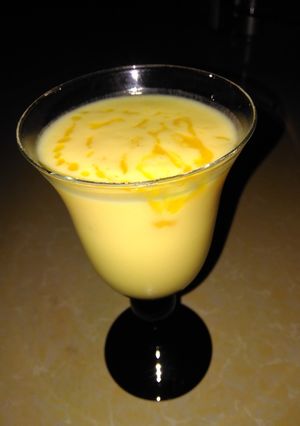 A picture of Mango lassi.