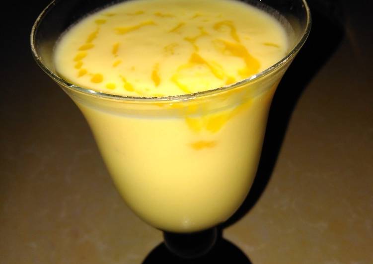 Easiest Way to Make Any-night-of-the-week Mango lassi