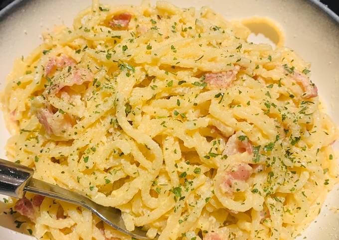 Spaghetti Carbonara Recipe by Khutšo M - Cookpad