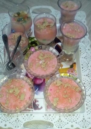 صورة لوصفة تحليات رمضانية تحلية الطبقات 🍧🍦🍨😍😍