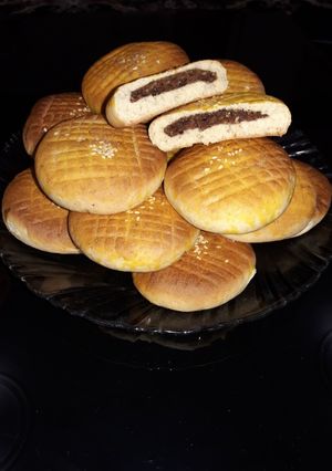 عکسی از دستور کلوچه مغز دار خرمایی