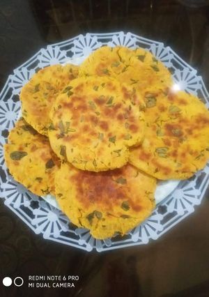 A picture of Methi Masala Bhakhri.