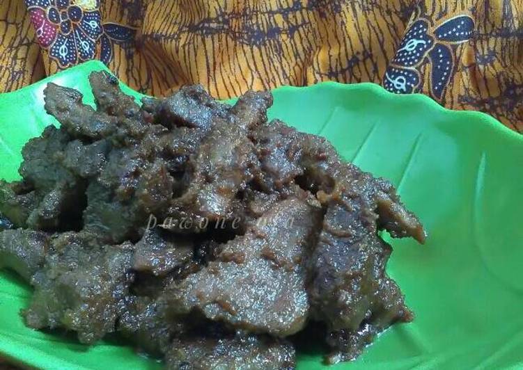 Daging goreng bumbu bacem