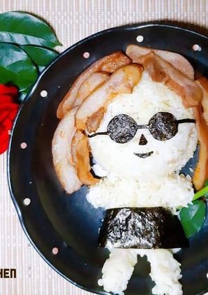 Hình của món Mõm heo khìa nước dừa.