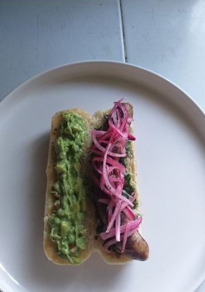 Una foto de Choripan a la mexicana